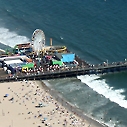 Santa Monica Pier - Aerial View